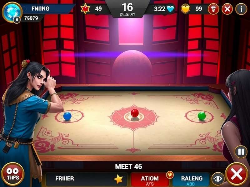 Carrom Glory Fighter Game Interface